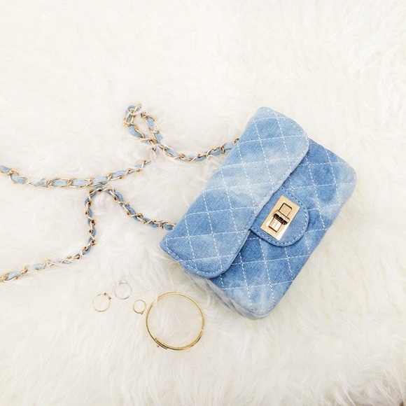 🌿Mini Denim Cross-body Chain Bag NEW