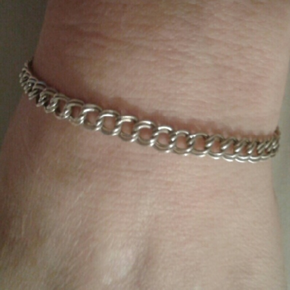 Estage 5mm Double Curb Chain Solid925S Charm Br - Picture 1 of 4