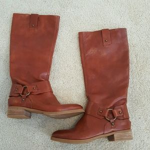Nine West Brown leather boots