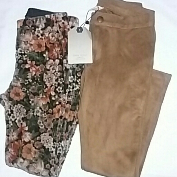 Two pair Zara Jeggings