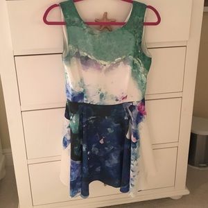 Gorgeous Monet style Anthro Dress