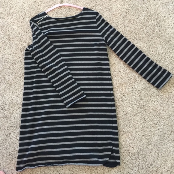 Black and grey stripe dress or tunic