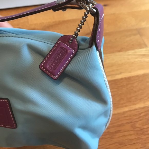 Light Blue Coach Bag - Picture 3 of 5