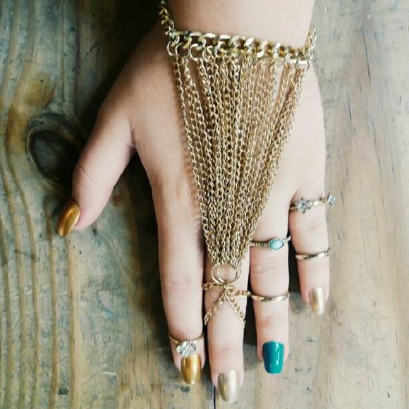 Boho Midi Ring Set