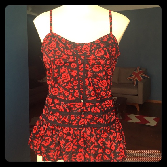 Marc by Marc Jacobs peplum tank Size 12