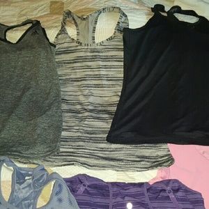 3 women's workout shirts