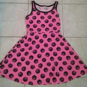 Justice girls polka dot dress sz 14