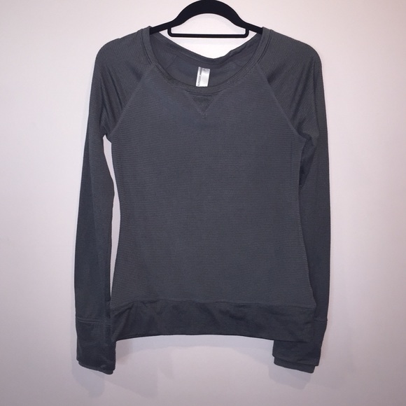Gray pullover shirt