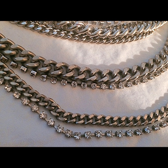 ⭐⭐Belt /Necklace 39 inches Stainless & Rhinestones - Picture 4 of 4