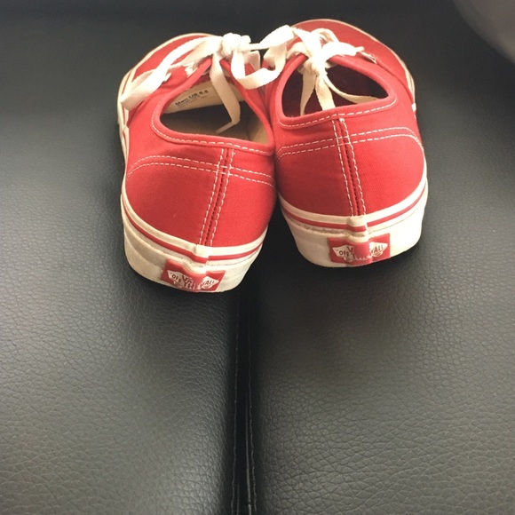 Red Vans - Picture 3 of 4
