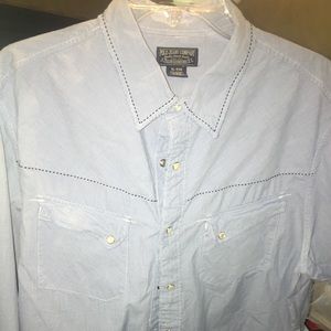 Polo pearl snap long sleeve