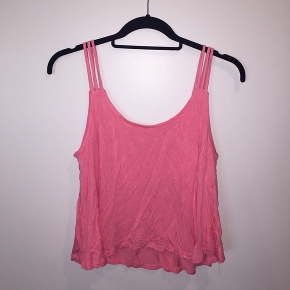 Pink crop top