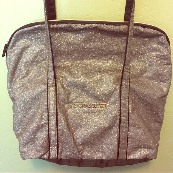 Gold Victoria's Secret Bag