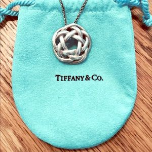 Authentic Tiffany and Co. pendant with chain