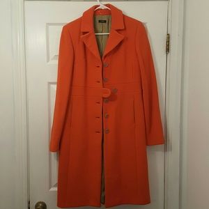 Orange wool J. CREW COAT thinsulate