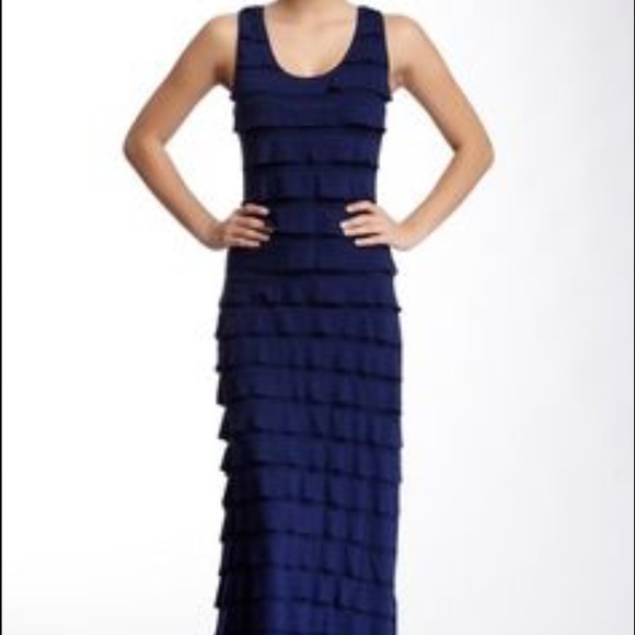 Max Studio Navy Maxi Dress