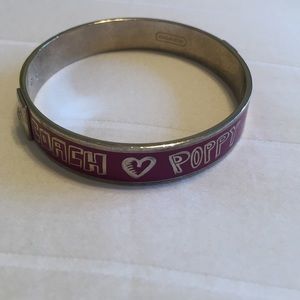 Coach metal bracelet