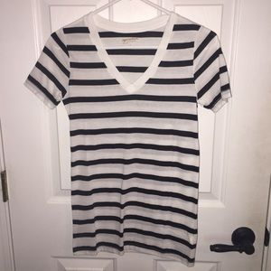 Black & White V-Neck