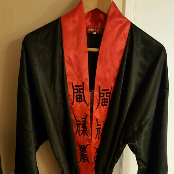 Large Asian women's bathrobe