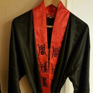 Large Asian women's bathrobe