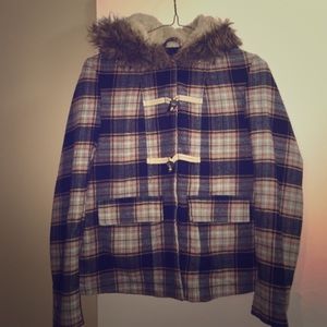 Mossimo Plaid Fall Jacket