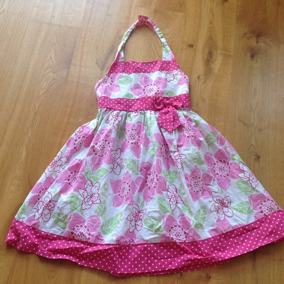 Floral halter sun dress