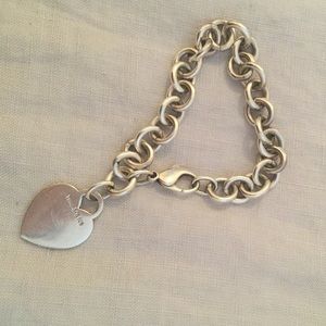 Tiffany's Sterling Silver Heart Bracelet