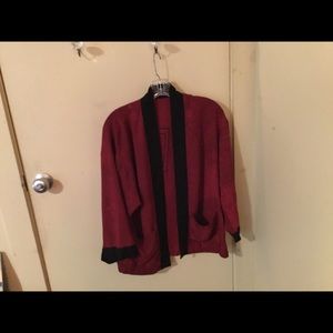 Jacket with pockets and a tank top to match