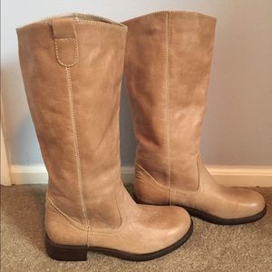 Tall Leather Riding Boots