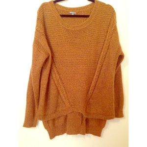 Rustic Orange Oversized Sweater