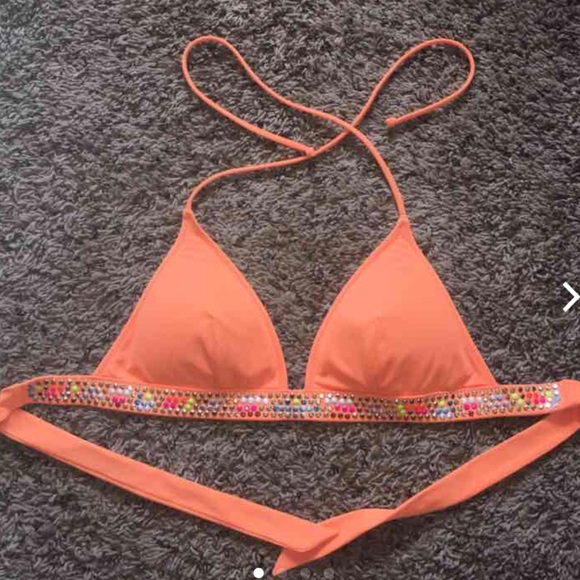 VICTORIAS SECRET RAINBOW STUDDED BIKINI