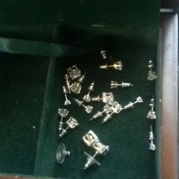 Silver earrings