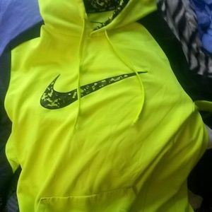 Yellow nike hoodie