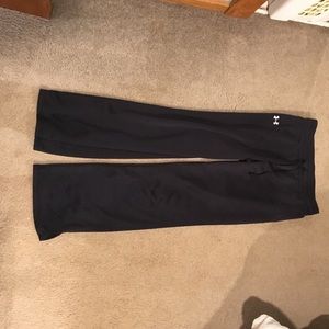 Medium black under armour sweat pants