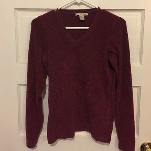 Ex Officio maroon v-neck sweater size M