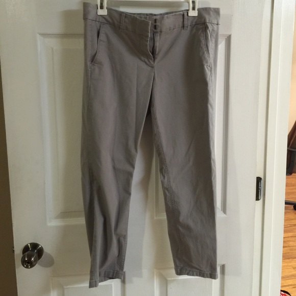 Loft Gray Capris