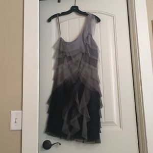 Ombré cocktail dress.