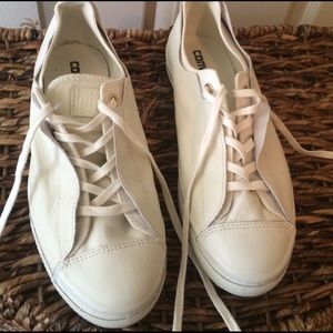 Off-white Leather Converse All Star Sneakers