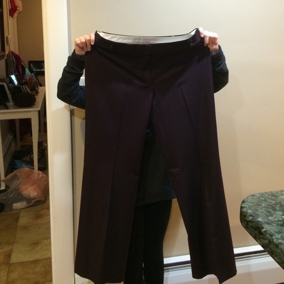 Loft Deep Plum / purple Julie cut trousers size 8