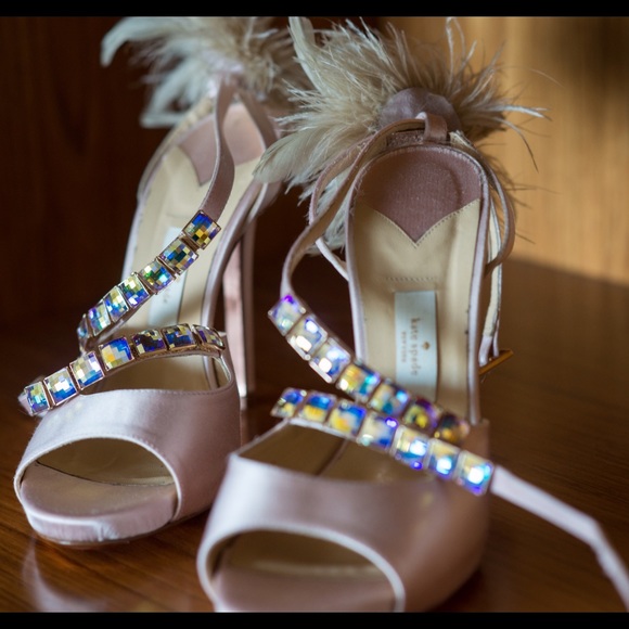 Kate Spade New York "Copley" Heel in Pink Satin