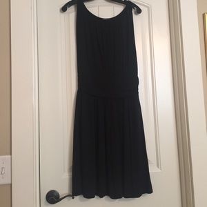 Black cotton dress