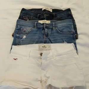 Hollister bundle of 3 Shorts