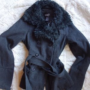 Winter coat with faux fur