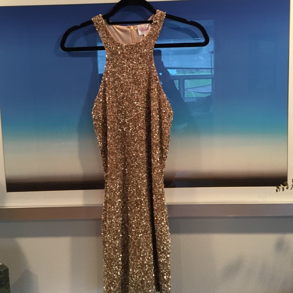 Parker Dresses & Skirts - Parker Gold Sequin Dress
