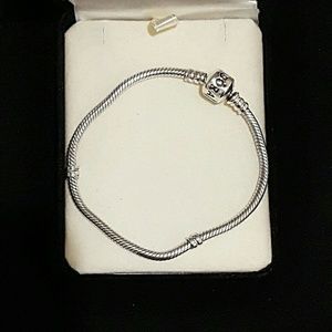 Pandora Silver Barrel Clasp Bracelet