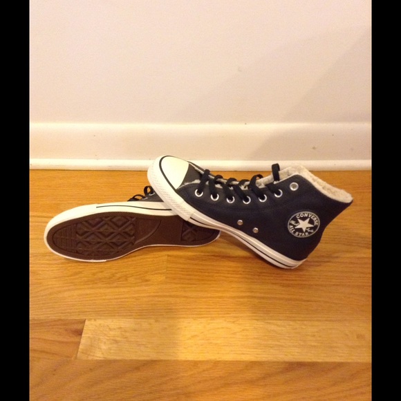 Converse Leather Shearling All Star - Picture 4 of 4