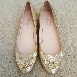 Talbots gold flats