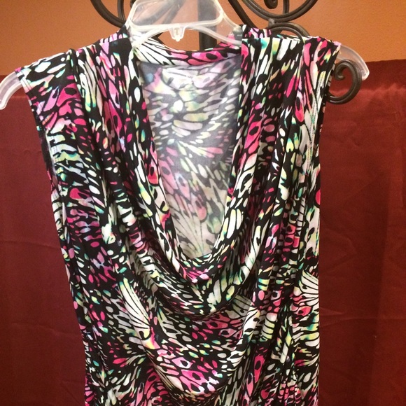 ❌BUNDLED❌Worthington cowl neck Multi color. XL - Picture 2 of 4