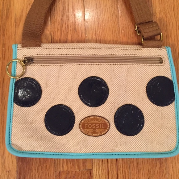 Fossil polka dot crossbody bag - Picture 2 of 4