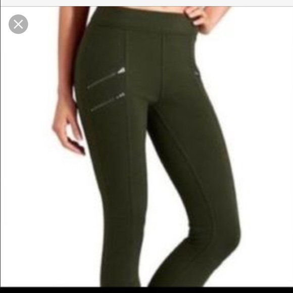 athleta olive green leggings